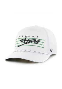 47 Dallas Stars Downburst Hitch Adjustable Hat - White