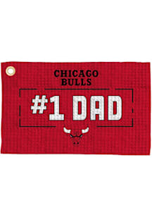 Chicago Bulls #1 Dad Waffle Golf Towel