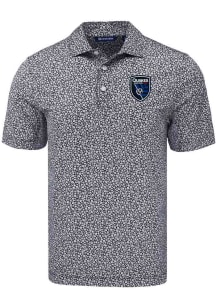 Cutter and Buck San Jose Earthquakes Black Pike Flora Big and Tall Polo