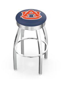Auburn Tigers 3 Ring Chrome Seat Pub Stool -