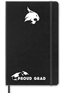 Texas State Bobcats Proud Grad team logo Notebook and Folder - Black