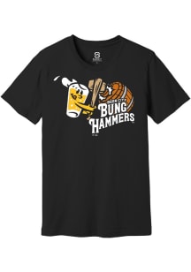 Summit Sportswear West Michigan Whitecaps Black Beer City Bung Hammers Theme Night 2025 Short Slee..