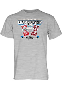 Big Ten Charcoal 2025 Football Championship Stadium Short Sleeve T Shirt