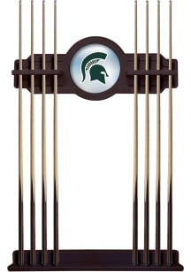 Ash Michigan State Spartans Solid Wood Cue Rack Pool Cue