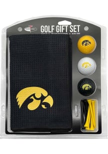 Black Iowa Hawkeyes Microfiber 16x40 Golf Gift Set