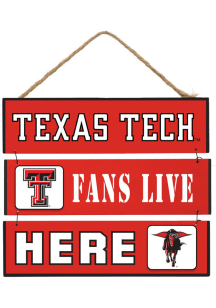 Texas Tech Red Raiders Hanging Sign