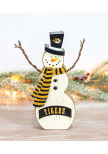 Missouri Tigers Resin Snowman Decor