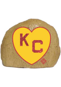 Kansas City Monarchs KC Yellow Heart Rock
