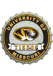 Missouri Tigers Distressed Bottle Cap Sign