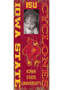 Iowa State Cyclones Distressed Picture Frame