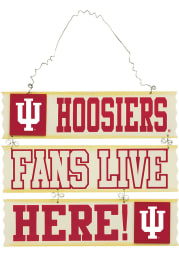 Indiana Hoosiers Hanging Fan Sign