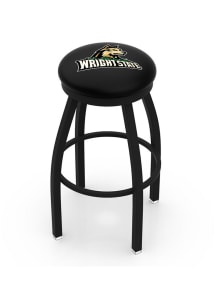 Wright State Raiders Black Pub Stool - Black
