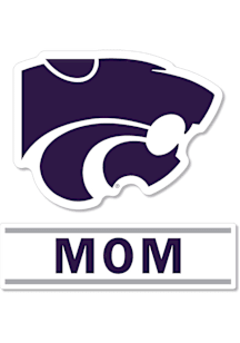 Purple K-State Wildcats 3 Inch Mom Decal
