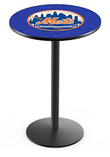 New York Mets Black Round Base Pub Table