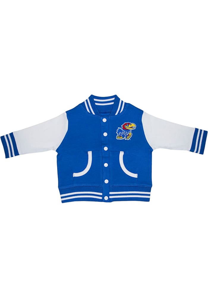 Kansas Jayhawks Baby Blue Varsity Light Jacket