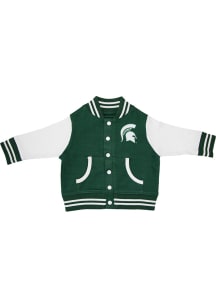 Michigan State Spartans Toddler Green Varsity Outerwear Light Weight Jacket