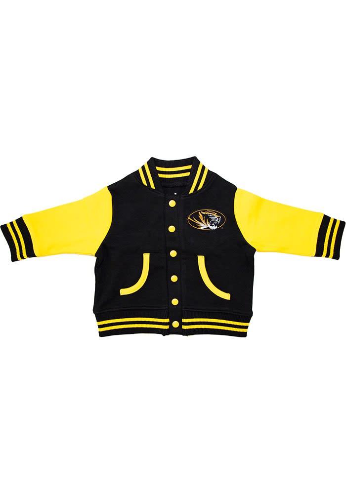 Mizzou Tigers Black/Gold Toddler Varsity Jacket