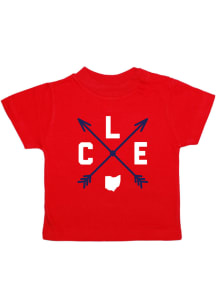 Cleveland Toddler Red Clev Arrows Short Sleeve T Shirt