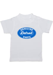 Detroit Toddler White Genuine Parts Short Sleeve T Shirt