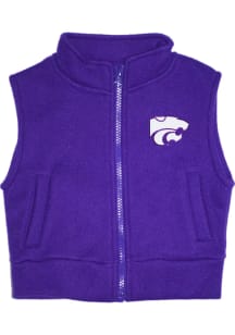 K-State Wildcats Toddler Purple Polar Outerwear Light Weight Jacket