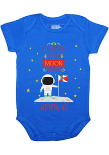 Wichita Baby Blue To the Moon and Back Short Sleeve One Piece