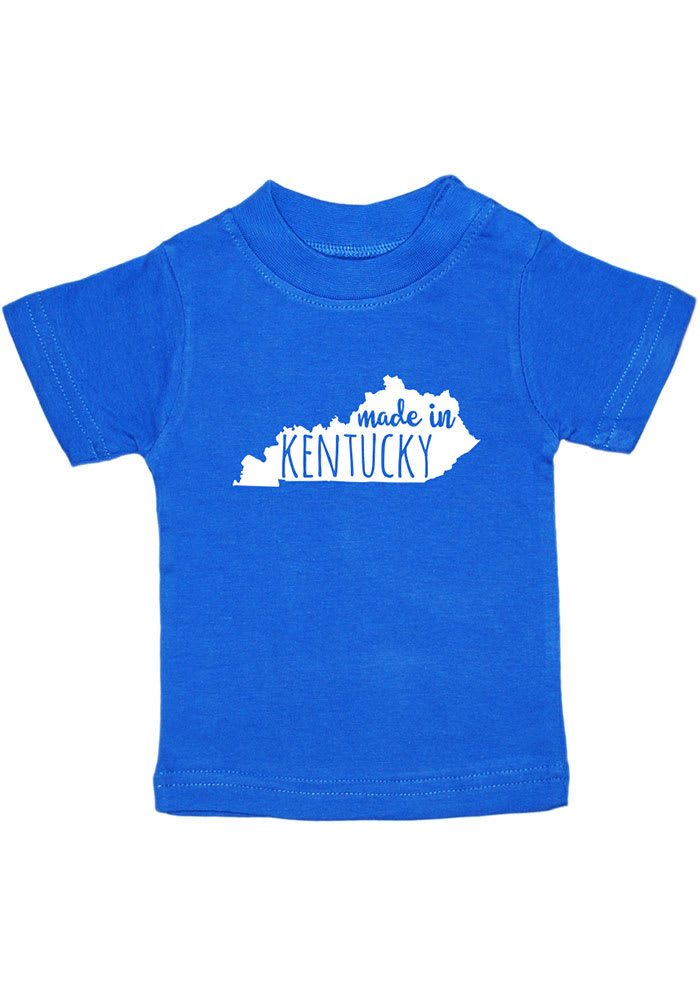 Kentucky Toddler Blue Made In Short Sleeve T Shirt