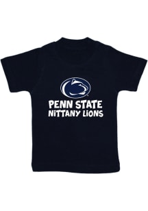 Penn State Nittany Lions Infant Playful Short Sleeve T-Shirt Navy Blue