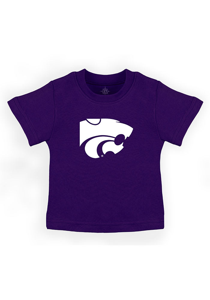 K-State Wildcats Infant Primary Logo Short Sleeve T-Shirt Purple
