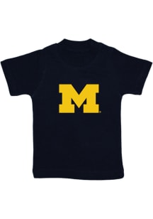 Michigan Wolverines Infant Primary Logo Short Sleeve T-Shirt Navy Blue