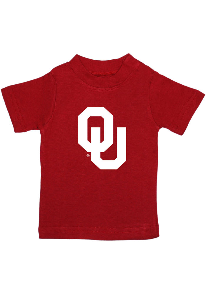 Oklahoma Sooners Infant Primary Logo Short Sleeve T-Shirt Crimson