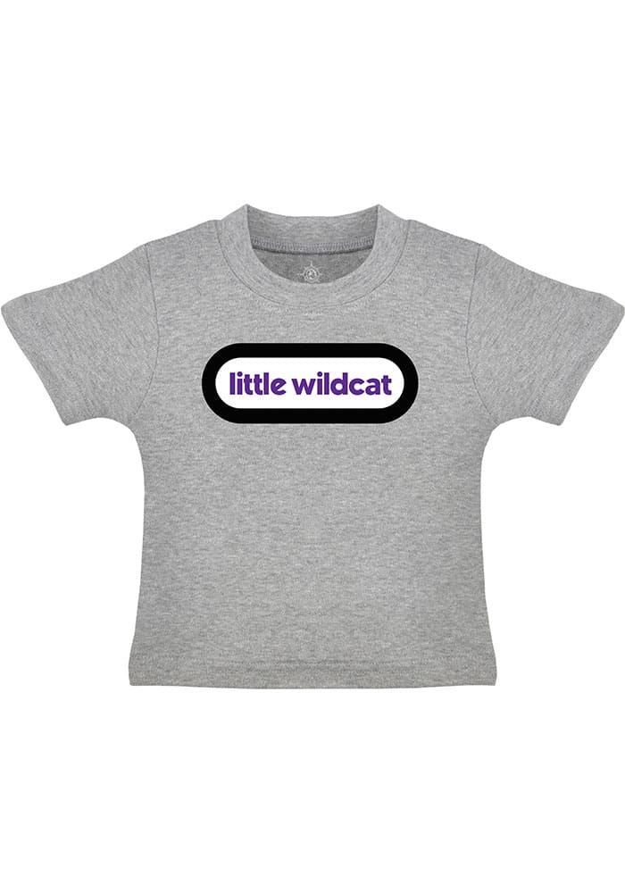 K-State Wildcats Toddler Grey Little Wildcat Short Sleeve T-Shirt