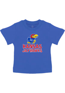 Kansas Jayhawks Infant Playful Short Sleeve T-Shirt Blue