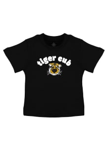 Missouri Tigers Infant Baby Mascot Short Sleeve T-Shirt Black