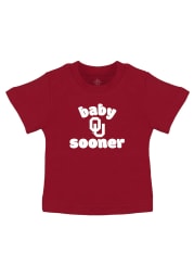 Oklahoma Sooners Infant Baby Mascot Short Sleeve T-Shirt Cardinal