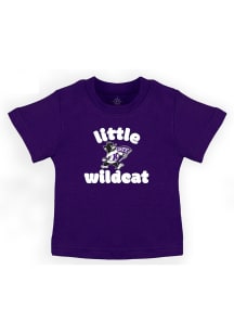 K-State Wildcats Infant Little Mascot Short Sleeve T-Shirt Purple
