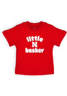 Infant Red Nebraska Cornhuskers Little Mascot Short Sleeve T-Shirt