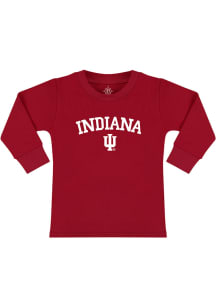 Indiana Hoosiers Toddler Cardinal Arch Mascot Long Sleeve T-Shirt