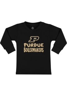 Purdue Boilermakers Toddler Black Playful Long Sleeve T-Shirt