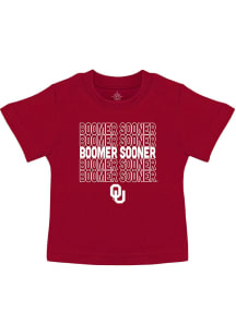 Oklahoma Sooners Toddler Cardinal Boomer Sooner Short Sleeve T-Shirt