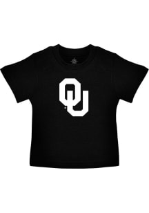 Oklahoma Sooners Toddler Black Primary Logo Short Sleeve T-Shirt