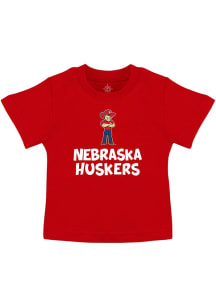 Nebraska Cornhuskers Toddler Red Playful Short Sleeve T-Shirt