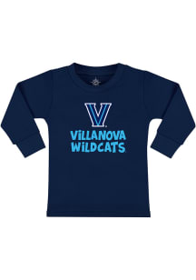 Villanova Wildcats Toddler Navy Blue Playful Long Sleeve T-Shirt