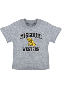 Missouri Western Griffons Toddler Grey No 1 Design Short Sleeve T-Shirt