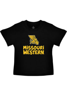 Missouri Western Griffons Toddler Black Playful Short Sleeve T-Shirt