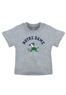 Notre Dame Fighting Irish Toddler Grey Arch Mascot Short Sleeve T-Shirt