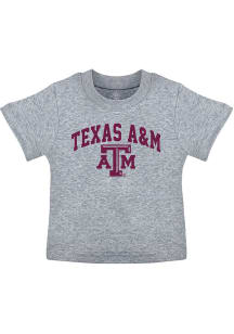 Texas A&amp;M Aggies Toddler Grey Arch Wordmark Short Sleeve T-Shirt