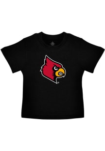 Louisville Cardinals Infant Primary Logo Short Sleeve T-Shirt Black