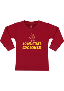 Iowa State Cyclones Toddler Cardinal Playful Cy Long Sleeve T-Shirt