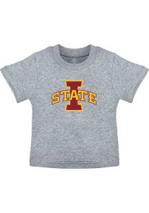 Iowa State Cyclones Infant Primary Logo Short Sleeve T-Shirt Grey