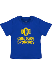 Central Oklahoma Bronchos Toddler Blue Playful Short Sleeve T-Shirt